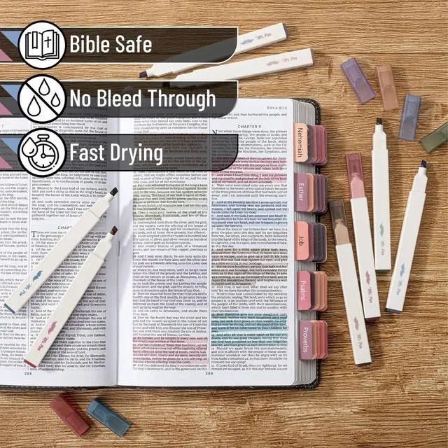 Alt view image 3 of 7 - Aesthetic Bible Highlighters No Bleed Through Assorted Color | 8 pcs, Cute Highlighter for Journaling Supplies and School Accessories, Bible Highlighters and Pens No Bleed
