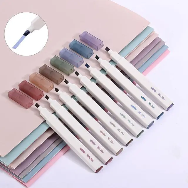 Alt view image 7 of 7 - Aesthetic Bible Highlighters No Bleed Through Assorted Color | 8 pcs, Cute Highlighter for Journaling Supplies and School Accessories, Bible Highlighters and Pens No Bleed