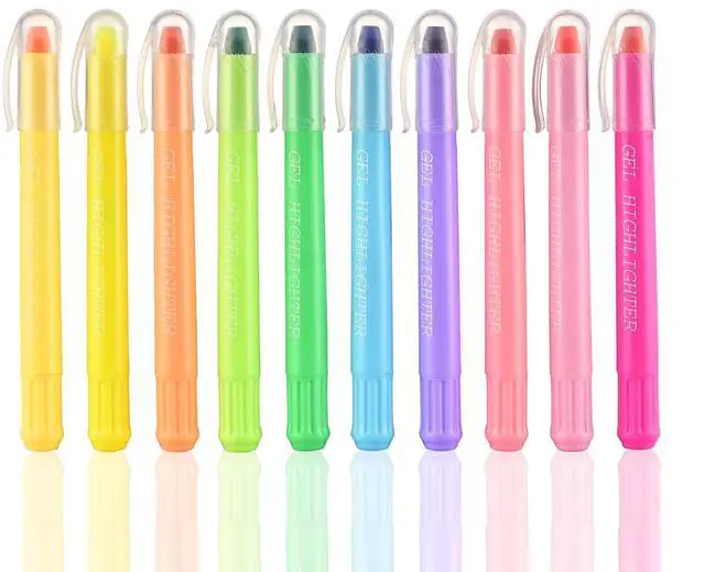 Main image of Bible Highlighters No Bleed, Gel Highlighters, Bible Markers for Nurse Study Journaling Supplies Pack of 10