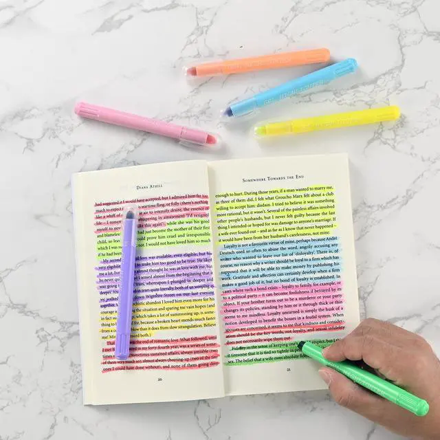 Alt view image 3 of 7 - Bible Highlighters No Bleed, Gel Highlighters, Bible Markers for Nurse Study Journaling Supplies Pack of 10