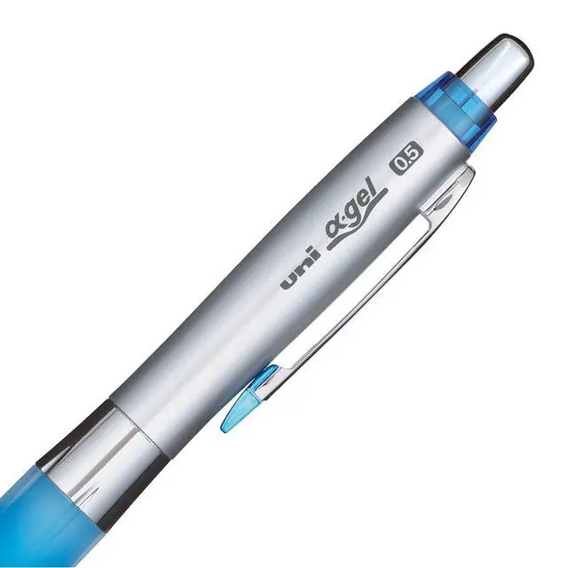 Alt view image 4 of 6 - Uni Alpha-Gel Shaker Mechanical Pencil - Royal Blue/Soft Grip 0.5mm (M5617GG1P.40)