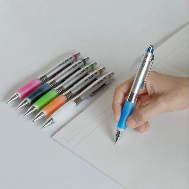 Alt view image 5 of 6 - Uni Alpha-Gel Shaker Mechanical Pencil - Royal Blue/Soft Grip 0.5mm (M5617GG1P.40)