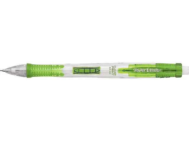 Alt view image 5 of 7 - 1759214 Clear Point Mechanical Pencil Starter Set, 0.9 mm, Lime Green, Royal Blue, 2/Set