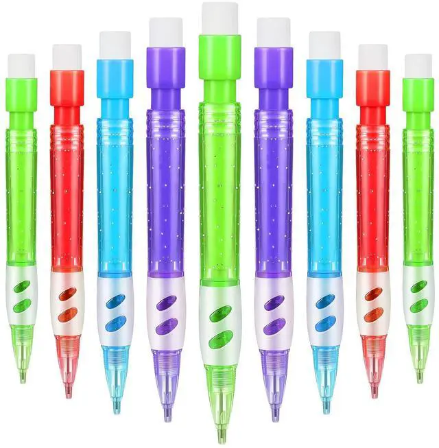 Main image of 16 Pieces Mini Mechanical Pencils 0.7 Mm with Erasers Office | Automatic Short Portable Design for Easy Carry, Assorted Colors School Office, Writing Drawing Drafting Stationery Supplies
