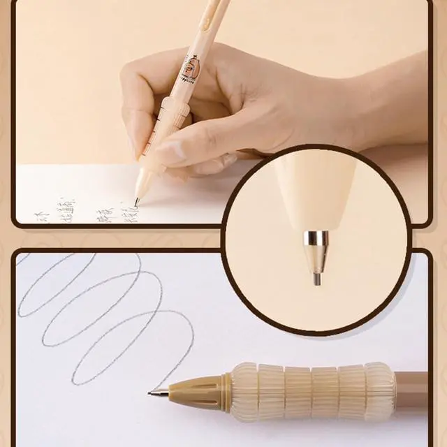 Alt view image 5 of 6 - 4 Pcs Mechanical Pencils 0.5mm Cute Capybara Mechanical Pencil Kawaii Cartoon Pencils School Pencil for Students Women (4Pcs Capybara)