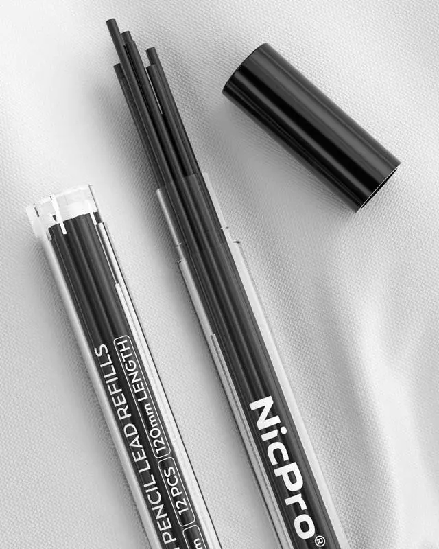 Alt view image 3 of 6 - 1.3 mm Mechanical Pencil Lead Refills, 36 Pieces Black | Lead Refill for Mechanical Pencil 1.3mm, Break Resistant Weatherproof Mechanical Pencil Refills 1.3, Lead Length 120mm