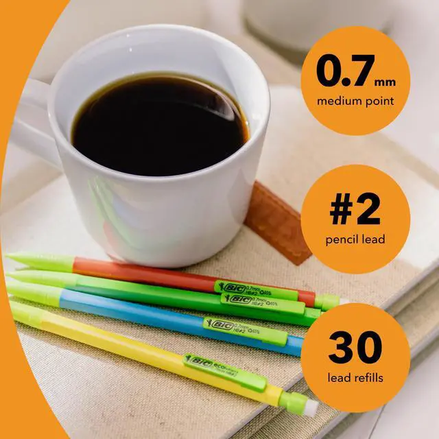 Alt view image 2 of 5 - Mechanical Pencil Lead Refills, 0.7 mm Medium Point, 30-Count, L730P1 | Lead Does Not Smudge, Erases Easily for Clean Results, Plastic Construction, Black Color, Item Package Weight 1.0 Pounds