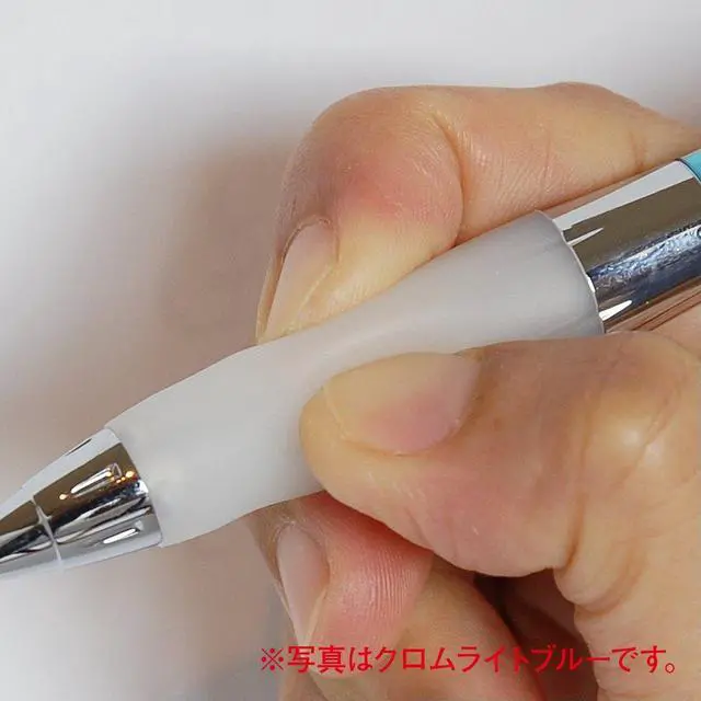 Alt view image 3 of 6 - Uni Alpha-Gel Shaker Mechanical Pencil with Slightly Firm Grip 0.5mm, Chrome Green (M5618GG1PC.6)
