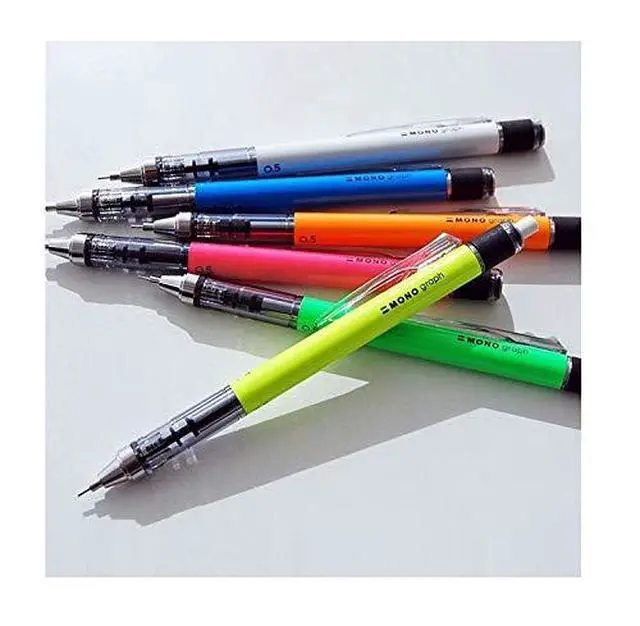 Alt view image 6 of 7 - Mechanical Pencil, Monograph Pastel Color 0.5mm, Mint Green (DPA-136C)