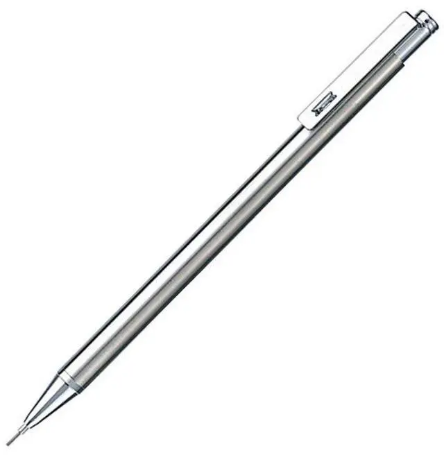 Main image of Mini Mechanical Pencil, 0.5 mm, Silver Body (TS-3)