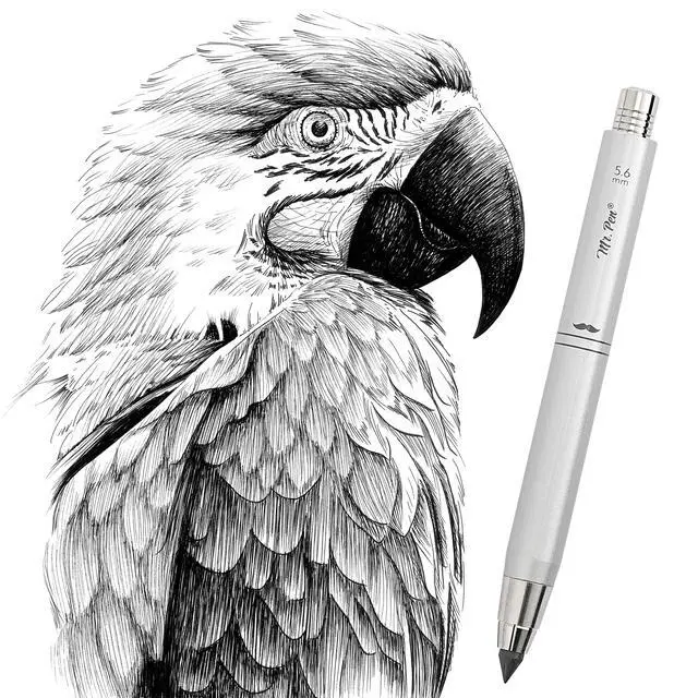Alt view image 6 of 7 - 5.6 mm Mechanical Clutch Pencil, Drawing Pencils for Sketching