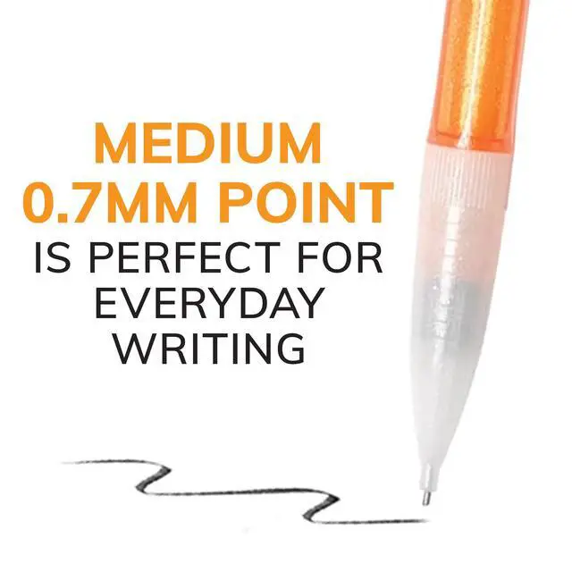 Alt view image 3 of 6 - Xtra-Sparkle Number 2 Mechanical Pencils With Erasers, Medium Point (0.7mm), 15-Count Pack, Cute Mechanical Pencils for Girls, Boys and Adults (Barrel Colors May Vary)