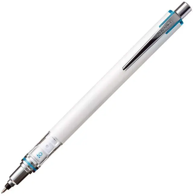 Main image of Uni Mechanical Pencil, Kuru Toga Advance, 0.7mm, White (M75591P.1)