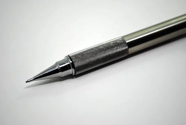 Alt view image 3 of 7 - STEEL M-701 Tactical Mechanical Pencil, 0.7mm Medium Point, 1-Pk | Built for Tactical / EDC Use, Stainless Steel Barrel 2mm Thick, Knurled Grip, Refillable, Durable Rugged Construction (59411)