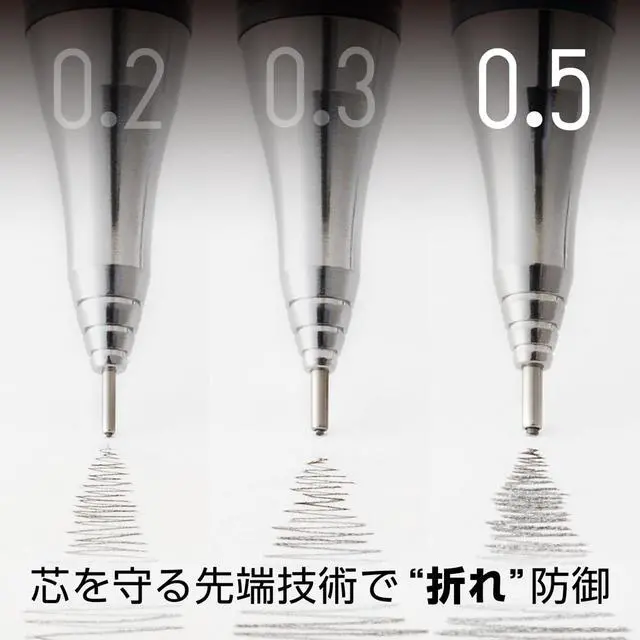 Alt view image 2 of 7 - Core Not Break Mechanical Pencil, Cherry Red (XPP505-GB)
