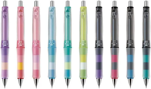 Alt view image 5 of 6 - Dr. Grip Play Border Shaker Mechanical Pencil 0.5 mm, Black/Blue (HDGCL-50R-PBL)