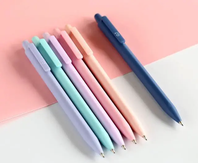 Alt view image 2 of 7 - Solid Colors Mechanical Pencils 0.7mm Triangle Shape Automatic Pencil for Writing Office School Supplies Gift Pack of 6 pcs