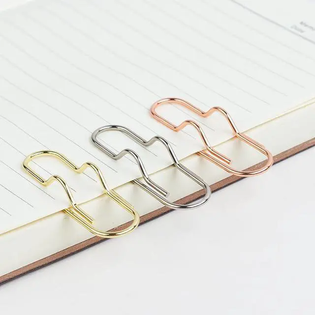 Alt view image 6 of 7 - Gold/Silver/Rose Gold Metal Pen Clip - A Pack of 6 Paper Clip Clips for laptops and Paper, Including Metal and Pen Clips