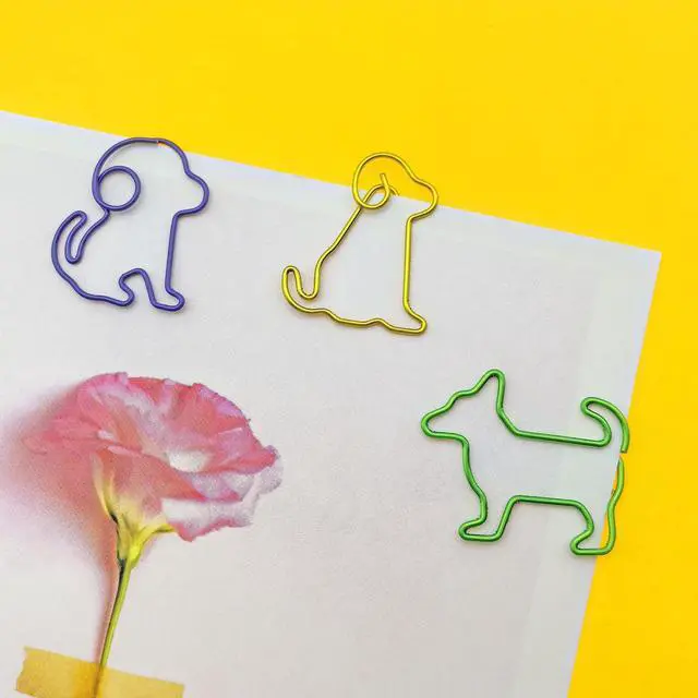 Alt view image 2 of 5 - Cute Dog Paper Clips Decorative Animal Paperclips 30 PCS, Fun Dog Gifts | Office Supplies Desk Accessories, Fun Office Gifts for Women Men Coworkers Teachers Students, Back to School Supplies