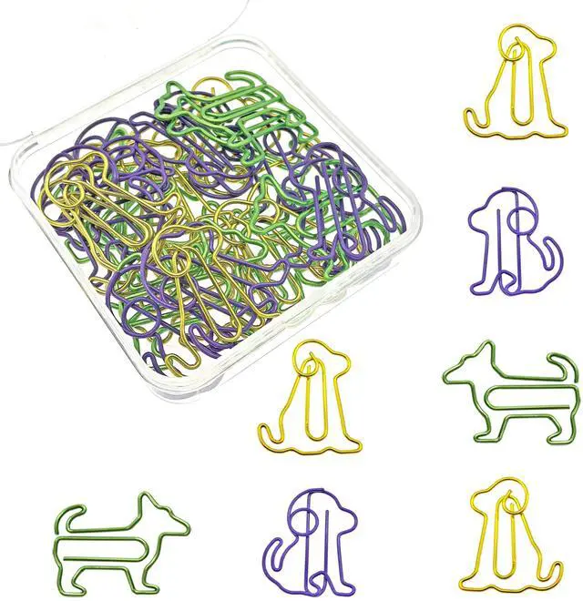 Main image of Cute Dog Paper Clips Decorative Animal Paperclips 30 PCS, Fun Dog Gifts | Office Supplies Desk Accessories, Fun Office Gifts for Women Men Coworkers Teachers Students, Back to School Supplies