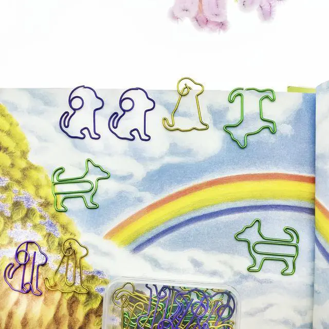 Alt view image 4 of 5 - Cute Dog Paper Clips Decorative Animal Paperclips 30 PCS, Fun Dog Gifts | Office Supplies Desk Accessories, Fun Office Gifts for Women Men Coworkers Teachers Students, Back to School Supplies