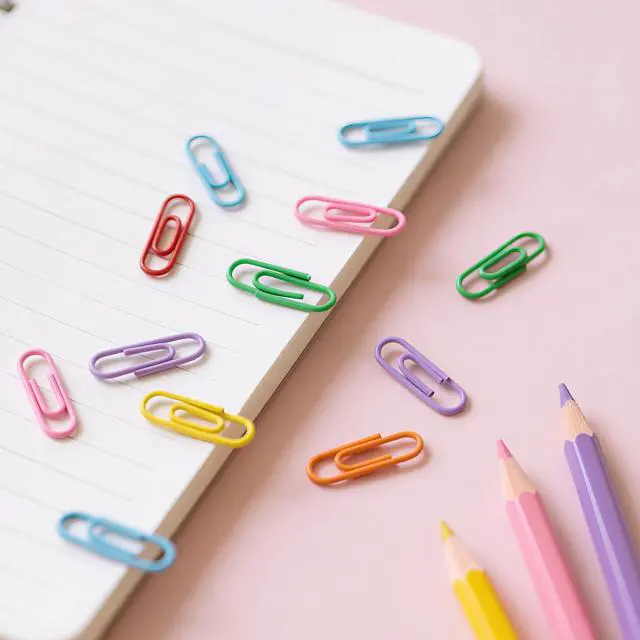 Alt view image 3 of 7 - Paper Clips, 600Pcs Medium Paperclips for Office School & Personal Use, Daily DIY, 1-2/7" Colored Heavy Duty Ideal for Bookmark