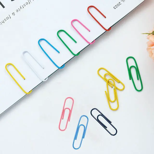 Alt view image 5 of 7 - Paper Clips, 600Pcs Medium Paperclips for Office School & Personal Use, Daily DIY, 1-2/7" Colored Heavy Duty Ideal for Bookmark