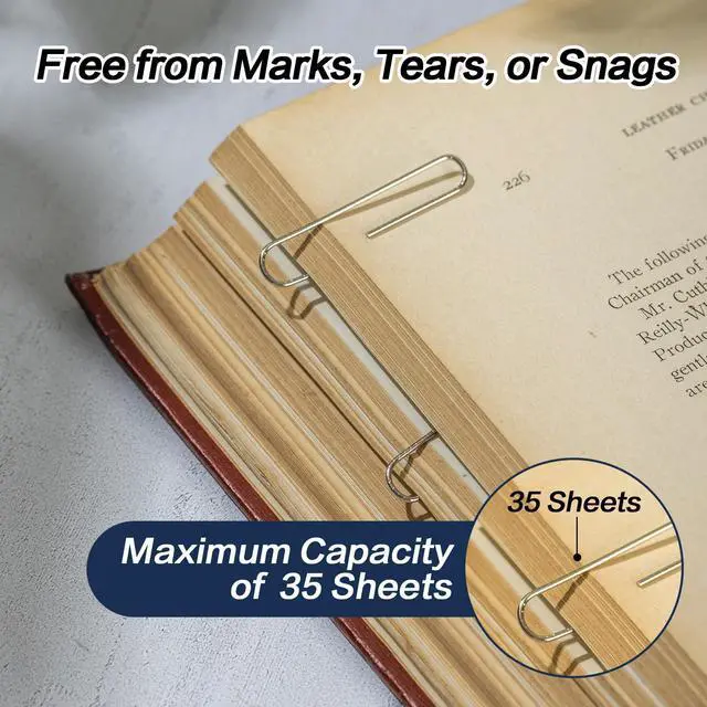 Alt view image 3 of 6 - #1 Nonskid Paper Clips, 6 Boxes of 100 Each, Silver | 600 Medium Paper Clips