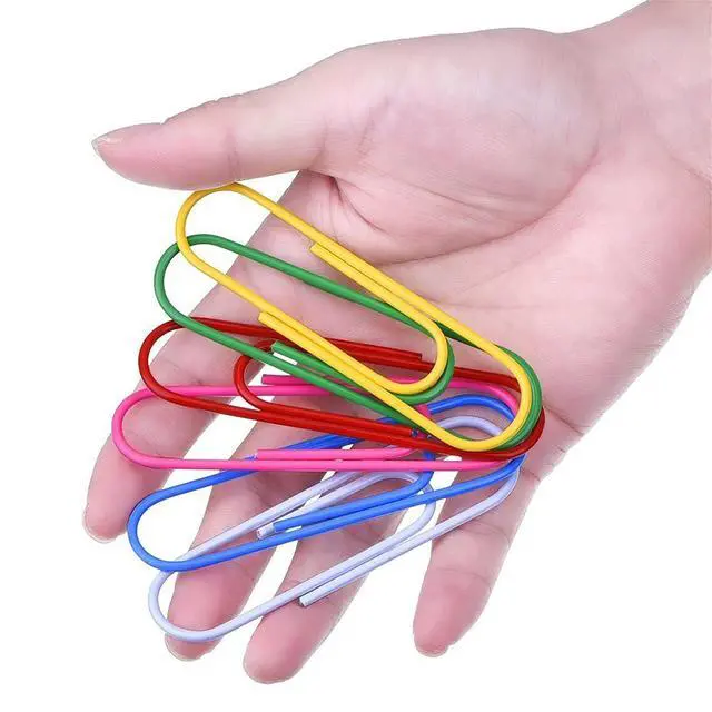 Alt view image 3 of 5 - 300 Pcs Paper Clips, 1.1 Inch Multicolour Paper Clips Holder for Sheets Files Office School and Personal Document Files Organization (1.1 inch)