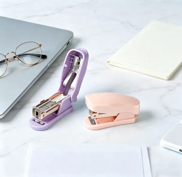 Alt view image 4 of 6 - 4PCS Mini Staplers with 4000 Staples, Small Stapler with Staple | for Home, Office, School, Desk, Student