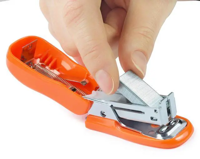 Alt view image 3 of 7 - Bug Mini Stapler, Orange (1410)