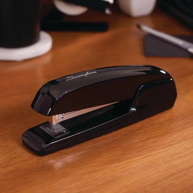 Alt view image 2 of 7 - Stapler, Office Desk Stapler, 20 Sheet Paper Capacity, Durable, Heavy Duty Stapler for Office Desktop or Home Office Supplies, Black (64601)
