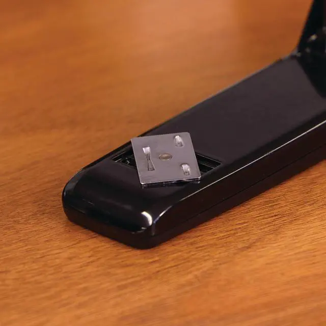 Alt view image 5 of 7 - Stapler, Office Desk Stapler, 20 Sheet Paper Capacity, Durable, Heavy Duty Stapler for Office Desktop or Home Office Supplies, Black (64601)