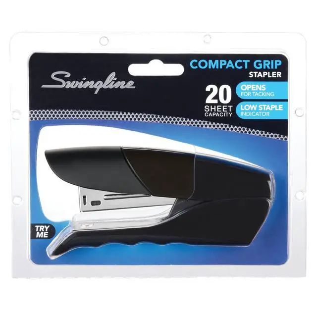 Alt view image 6 of 7 - Stapler, Compact Grip, 20 Sheets, Assorted Colors, Color May Vary (S7071793E)