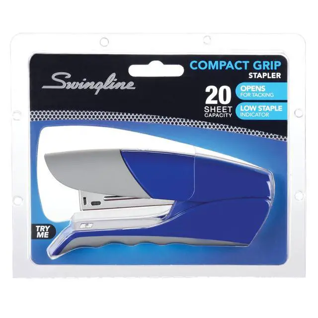 Alt view image 5 of 7 - Stapler, Compact Grip, 20 Sheets, Assorted Colors, Color May Vary (S7071793E)