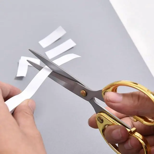Alt view image 4 of 7 - Aesosor 6.3-inch Small Craft Scissors, Sharp Blades Office Scissors for Desk, Stainless Steel All Purpose Scissors for Office, Home, School, DIY, Sewing, Fabric (Gold)