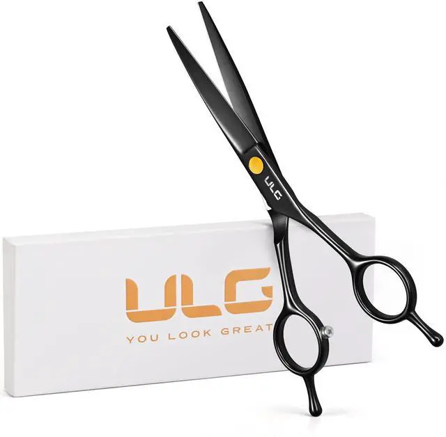 Main image of Hair Cutting Scissors, Professional Hair Scissors 6.5 Right-Hand Razor Edge Barber Shears Salon Hair Cutting Shears Made of Japanese Stainless Steel, Hand Sharpened Black