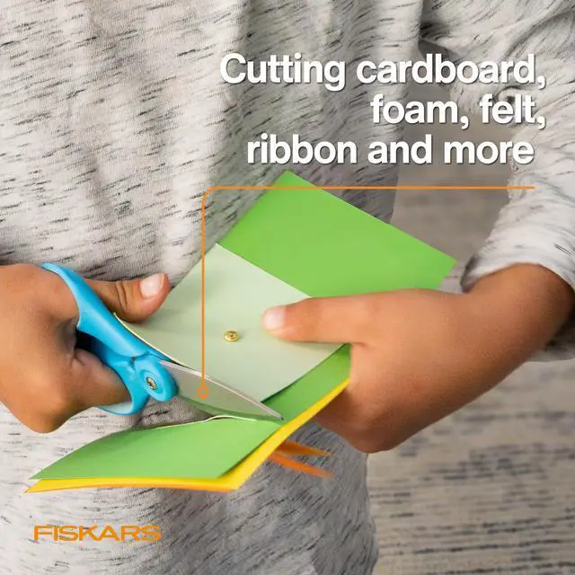 Alt view image 3 of 7 - 6" Kids Super Scissors with PowerCut Technology, School Supplies