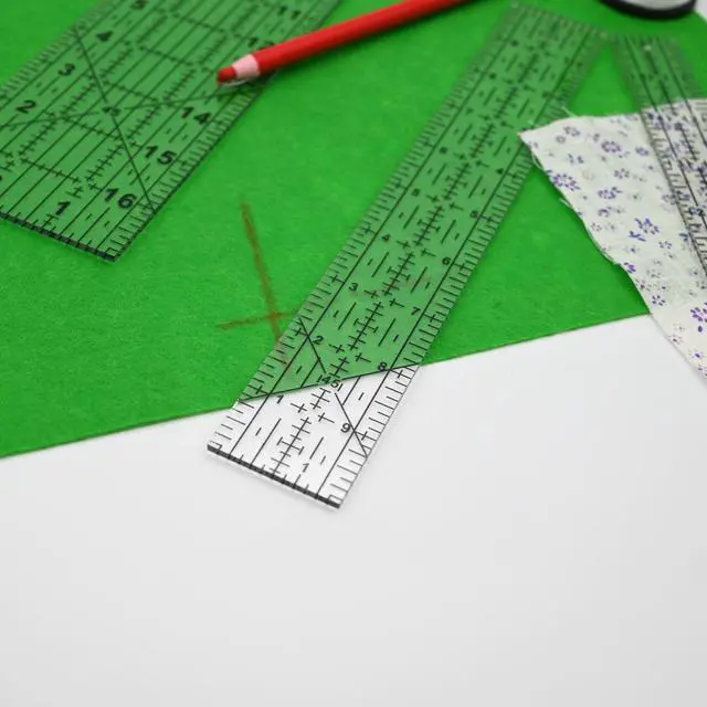 Alt view image 5 of 6 - Sewing Rulers Quilting Ruler,Acrylic Quilting Templates,Sewing Tools Accessories Supplies for Patchwork Precision Fabric Cutting 4pcs(1x6,3x17,1.5x17,1.5x10inch)