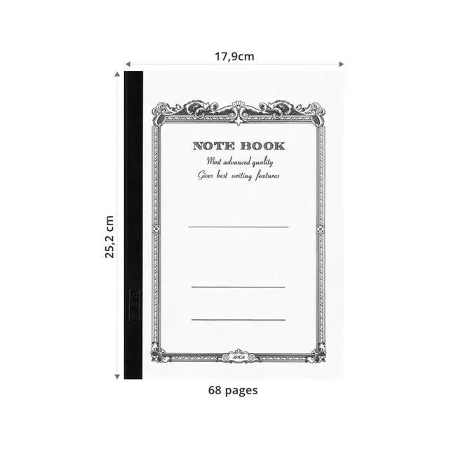 Alt view image 5 of 7 - Apica Notebook CD15 White - 7"x10"
