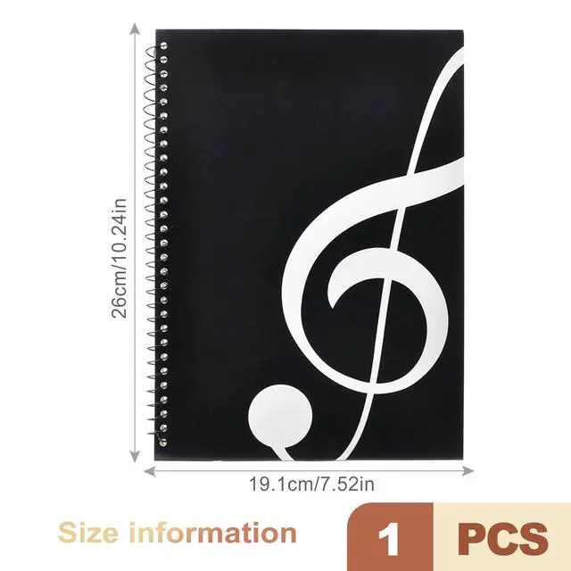Alt view image 2 of 6 - Blank Sheet Music Notebook Staff Manuscript Paper Book 10.24"x7.5" for Music Composition Notation Notepad for Musicians Songwriters Theory Exercise Journal 100 Pages