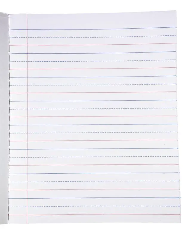 Alt view image 2 of 6 - Skip-A-Line Ruled Composition Book, Grade 2, Blue, 100 Pages - 085301
