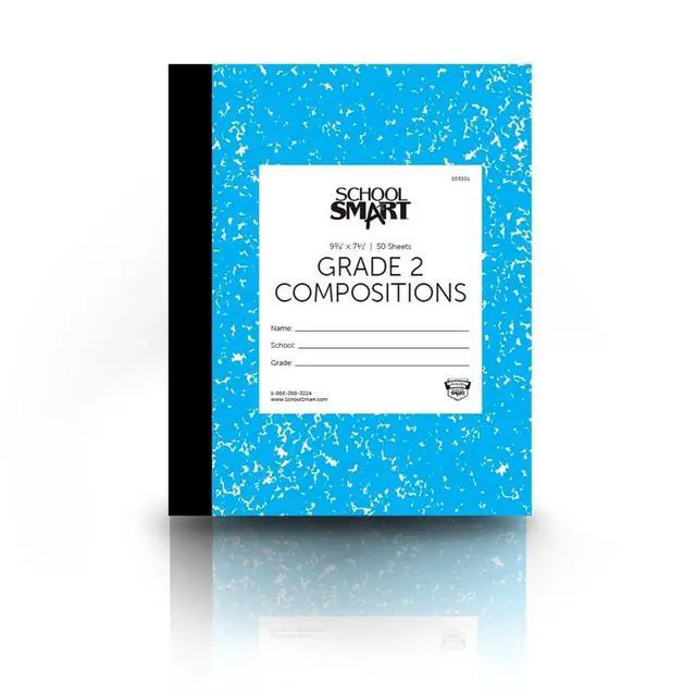 Alt view image 4 of 6 - Skip-A-Line Ruled Composition Book, Grade 2, Blue, 100 Pages - 085301