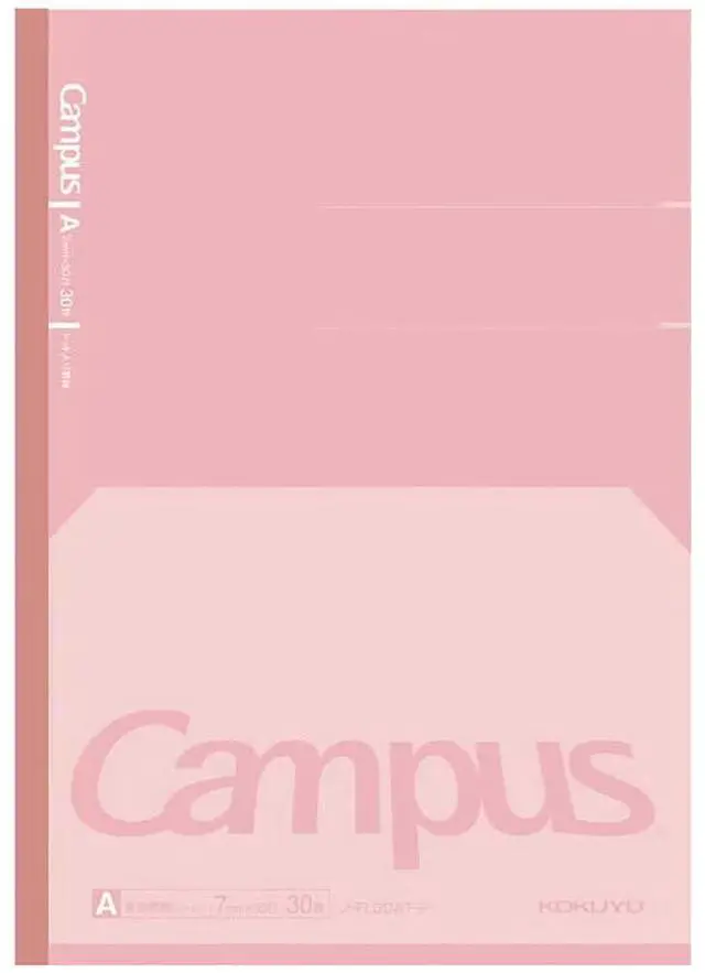 Main image of Composition Notebook, 7" x 10" Kimochii Dot Lined Notebook, 30 Sheets College Ruled Paper, 1 Pack Pink B5 Notebook for School and Work, School Supplies Comp Book for Note Taking