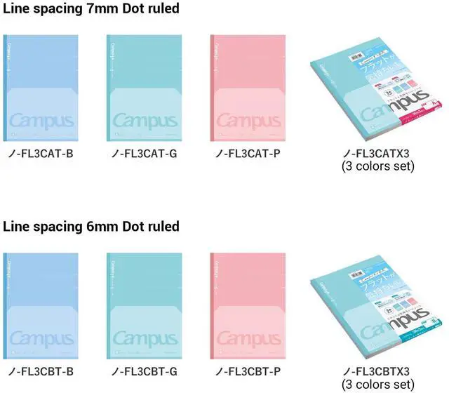 Alt view image 6 of 6 - Composition Notebook, 7" x 10" Kimochii Dot Lined Notebook, 30 Sheets College Ruled Paper, 1 Pack Pink B5 Notebook for School and Work, School Supplies Comp Book for Note Taking