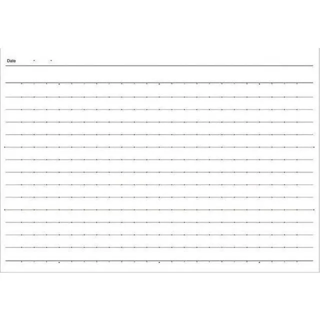 Alt view image 2 of 3 - Campus Composition Notebook, Half Size Junior Composition Book, B 7mm Dotted Rule, 30 Sheets, Yellow, Educational and Learning Activities for Kids (NO-293AT)