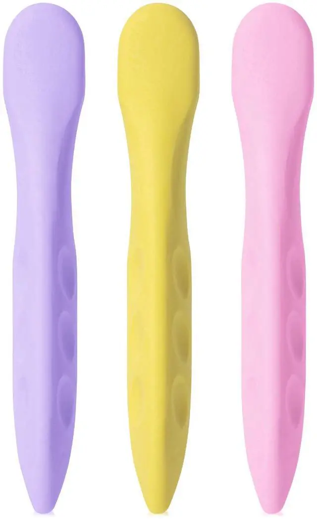Main image of Pen-Shaped Erasers, 3 Pack, Large Size, Pastel Colors | Cute and Fun Erasers for Kids, Girls, Perfect for School, Journals, Stationery, Scrapbooking, Classroom Supplies