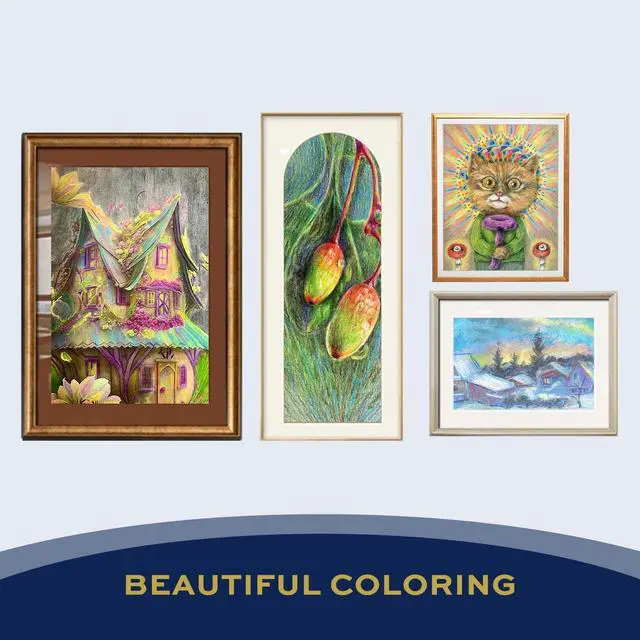 Alt view image 6 of 7 - Art Supplies 8 Jumbo Rainbow Colored Pencils, Stocking Stuffers for Kids | Colored pencils with sharpener, arts and crafts for drawing & coloring, party favors, gifts for kids age 5-12 year old