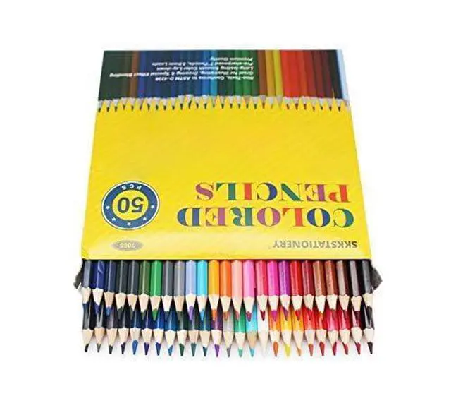 Alt view image 3 of 7 - 50Pcs Colored Pencils, 50 Vibrant Colors | Drawing Pencils for Sketch, Arts, Coloring Books, Back to school
