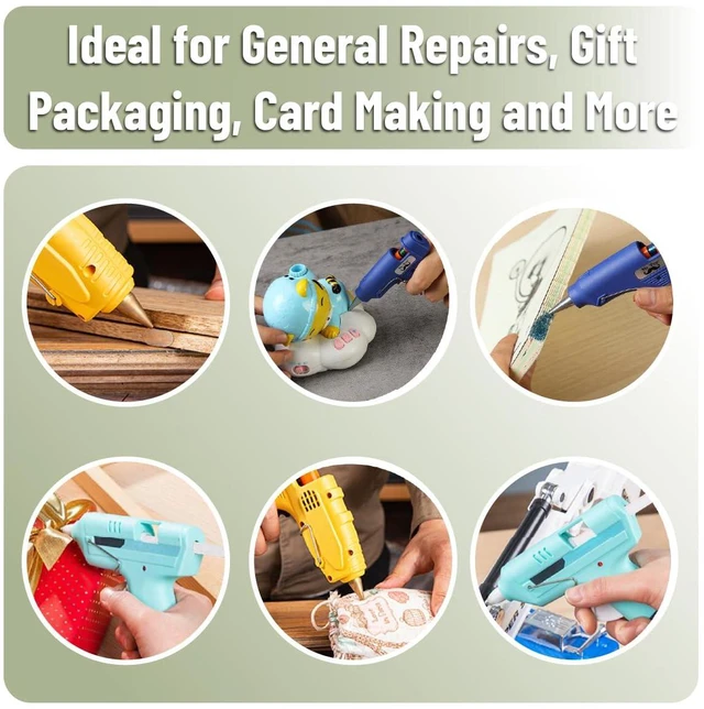 Alt view image 4 of 7 - Hot Glue Gun Sticks, 60 Pack, Mini, 4 Inch, Hot Glue Sticks